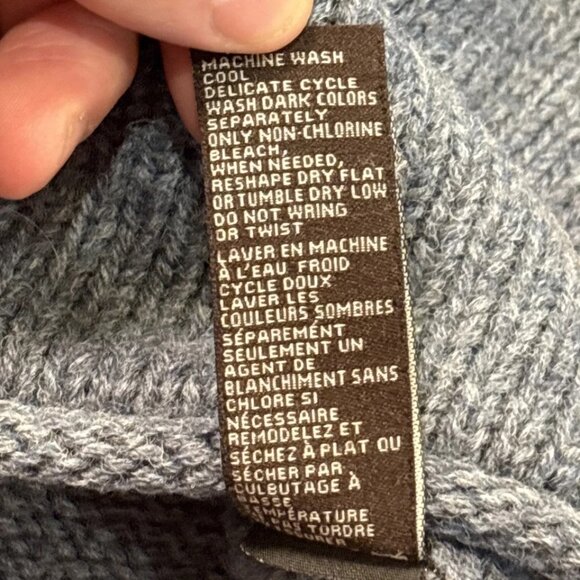 Vintage Sierra Designs Full Zip Shetland Wool Knit Sweater Mens Medium - Picture 11 of 16